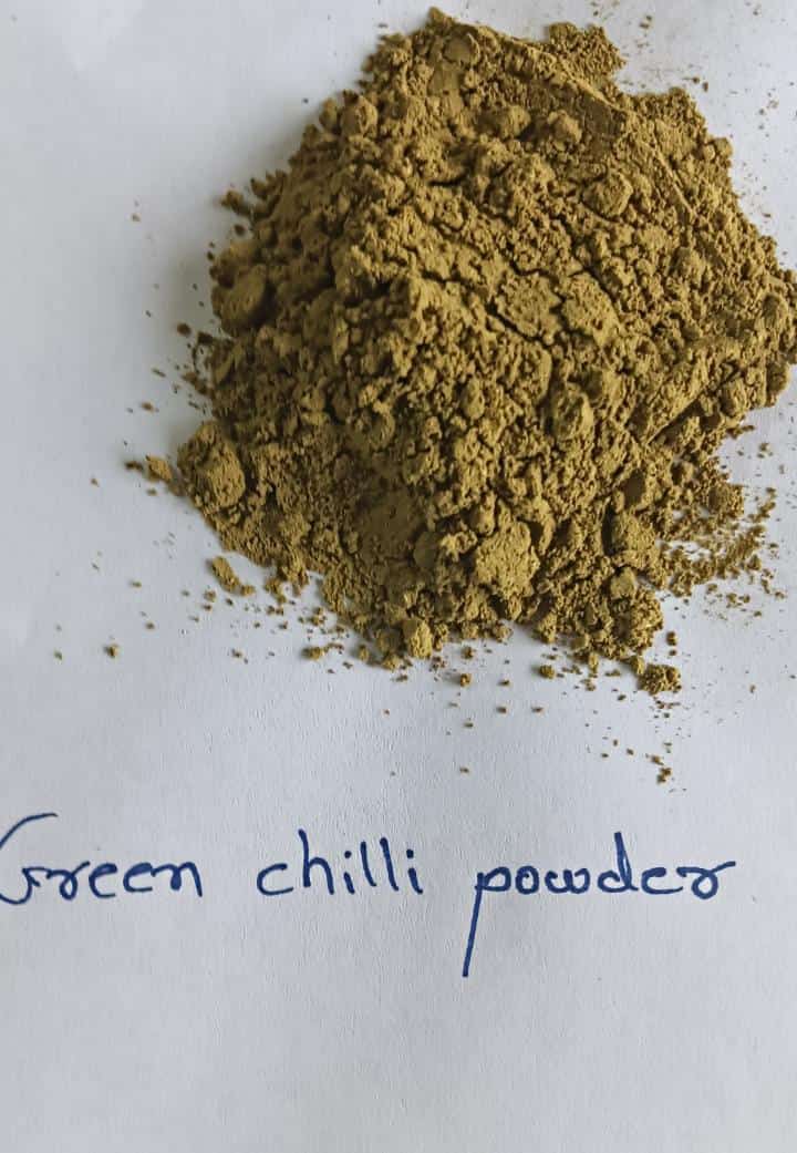 Poudre de piment vert from Territoire britannique de l'océan Indien